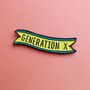 Generation Label Enamel Pin, thumbnail 3 of 4