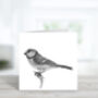 Electra The Bluetit Luxury Blank Greeting Card, thumbnail 2 of 4