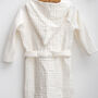 Organic White Muslin Beach Cover Up For Kids, thumbnail 8 of 10