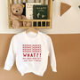 Funny Children's Snack Christmas Jumper, thumbnail 2 of 3