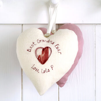 Personalised 70th Birthday Hanging Heart Gift For Her, 10 of 12