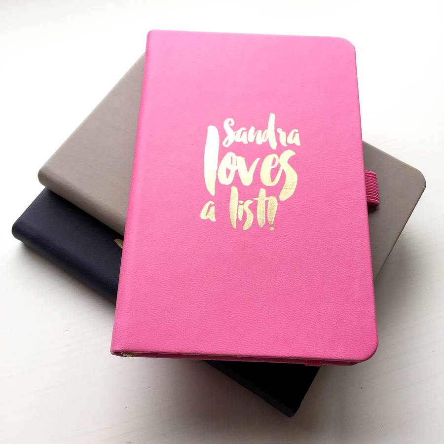 personalised notebook by pickle pie gifts personalised notebook by pickle pie gifts