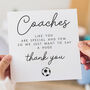 Football Coach Thank You Card, thumbnail 1 of 2