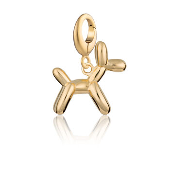 Balloon Dog Necklace, Sterling Silver Or Gold Plated, 7 of 10