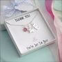 Sterling Silver Initial Star Necklace, thumbnail 3 of 10