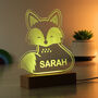 Personalised Fox LED Night Light, thumbnail 12 of 12