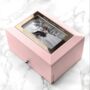 Personalised Pink And Rose Gold Photo Jewellery Chest, thumbnail 2 of 4