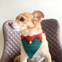 Crocheted Christmas Pet Bandana, thumbnail 1 of 4