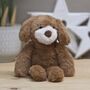 Coco The Plush Long Leg Dark Brown Puppy Soft Toy, thumbnail 2 of 3