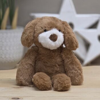 Coco The Plush Long Leg Dark Brown Puppy Soft Toy, 2 of 3