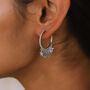 Lyra Star Hoop Earrings, thumbnail 1 of 8