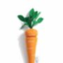 Handmade Felt Carrot With Removable Top: Pretend Play Food, Montessori Inspired, Ukca/Ce Tested, thumbnail 3 of 4