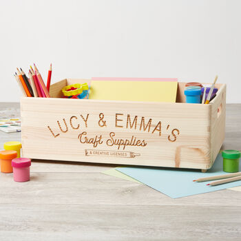 Personalised Craft Supplies Box, 3 of 3