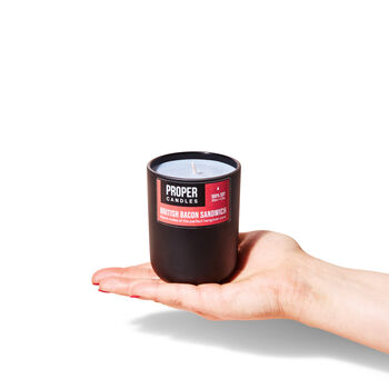 British Bacon Sandwich Scented Soy Wax Candle, 9 of 9