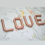 Copper 'Love' Letters, thumbnail 3 of 4
