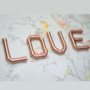 Copper 'Love' Letters, 3 of 4
