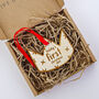 Personalised Crown Baby First Christmas Tree Decoration, thumbnail 1 of 4