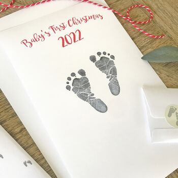 Baby's First Christmas Inkless Print Kit 2022, 3 of 4