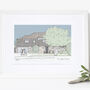 Personalised Hand Drawn House Portrait Illustration, thumbnail 7 of 12