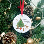 Woodland Animals Christmas Tree Decoration, thumbnail 4 of 6