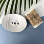 White Wild Flower Ceramic Soap Dish With Drainage, thumbnail 4 of 6