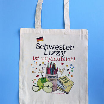 Personalised German Teacher Bag, 7 of 10