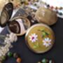 Pocket Mirror With Hand Embroidered Flower, thumbnail 9 of 12