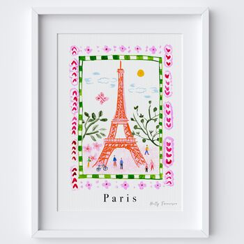 Eiffel Tower, Paris French Landmark Travel Print, 3 of 3