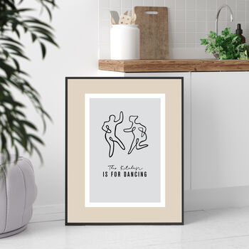 Personalised 'This Kitchen Is For Dancing' Print, 7 of 10