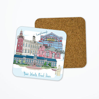 Personalised Loughborough Skyline Coaster, 2 of 3