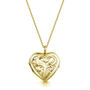 Personalised 18 K Gold Plated Full Scroll Heart Locket, thumbnail 6 of 12