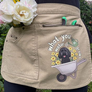 Personalised What You Water Grows Hip Apron, 3 of 12
