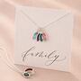 Family Birthstone Marquise Charm Necklace, thumbnail 4 of 9
