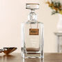 Personalised Luxury Whisky Decanter And Tag, thumbnail 1 of 6