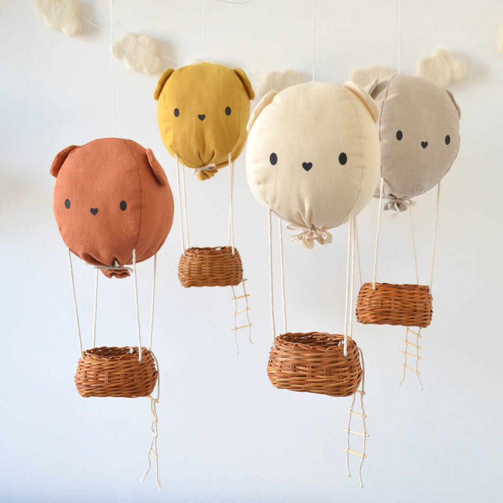 Hot Air Balloon Mobile For Nursery And Kids Decoration, 1 of 4