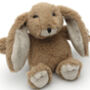 Brown Bunny Toy With Personalised Heart, Boxed, thumbnail 4 of 4