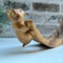 Wooden Cat Wine Bottle Holder Tabletop Wine Rack Gift, thumbnail 8 of 9