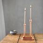Industrial Copper Candle Holder, thumbnail 1 of 4
