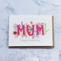 'Lovely Mum' Birthday Card, thumbnail 2 of 3