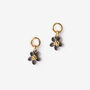 Spring Flower Circle Stud Earrings, thumbnail 1 of 4