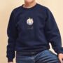 Personalised Kids Baseball Christmas Jumper, thumbnail 2 of 4