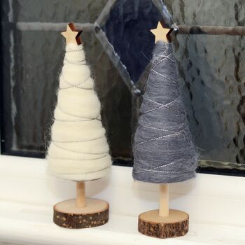 Mini Woollen Christmas Tree Finishing Touches, 3 of 3
