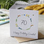 70th Birthday Personalised Photo Magnet Card, thumbnail 6 of 7