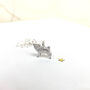 Sterling Silver Pug Necklace, thumbnail 2 of 10