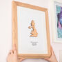 Personalised Valentine's Location Wooden Framed Print, thumbnail 3 of 9