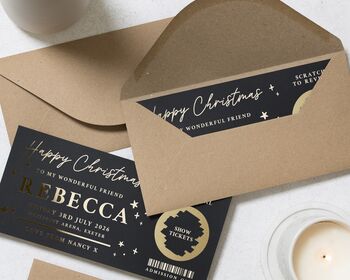 Christmas Gift Voucher Scratch Card, 7 of 9