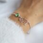 Personalised Origami Elephant Bracelet – Sterling Silver Good Luck Gift, thumbnail 1 of 5