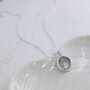 Silver Fingerprint Soft Circle Charm, thumbnail 7 of 7