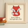 Personalised Fox Embroidered Framed Artwork, thumbnail 2 of 10