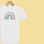 Boho Rainbow Teens/Adults T Shirt, thumbnail 2 of 12